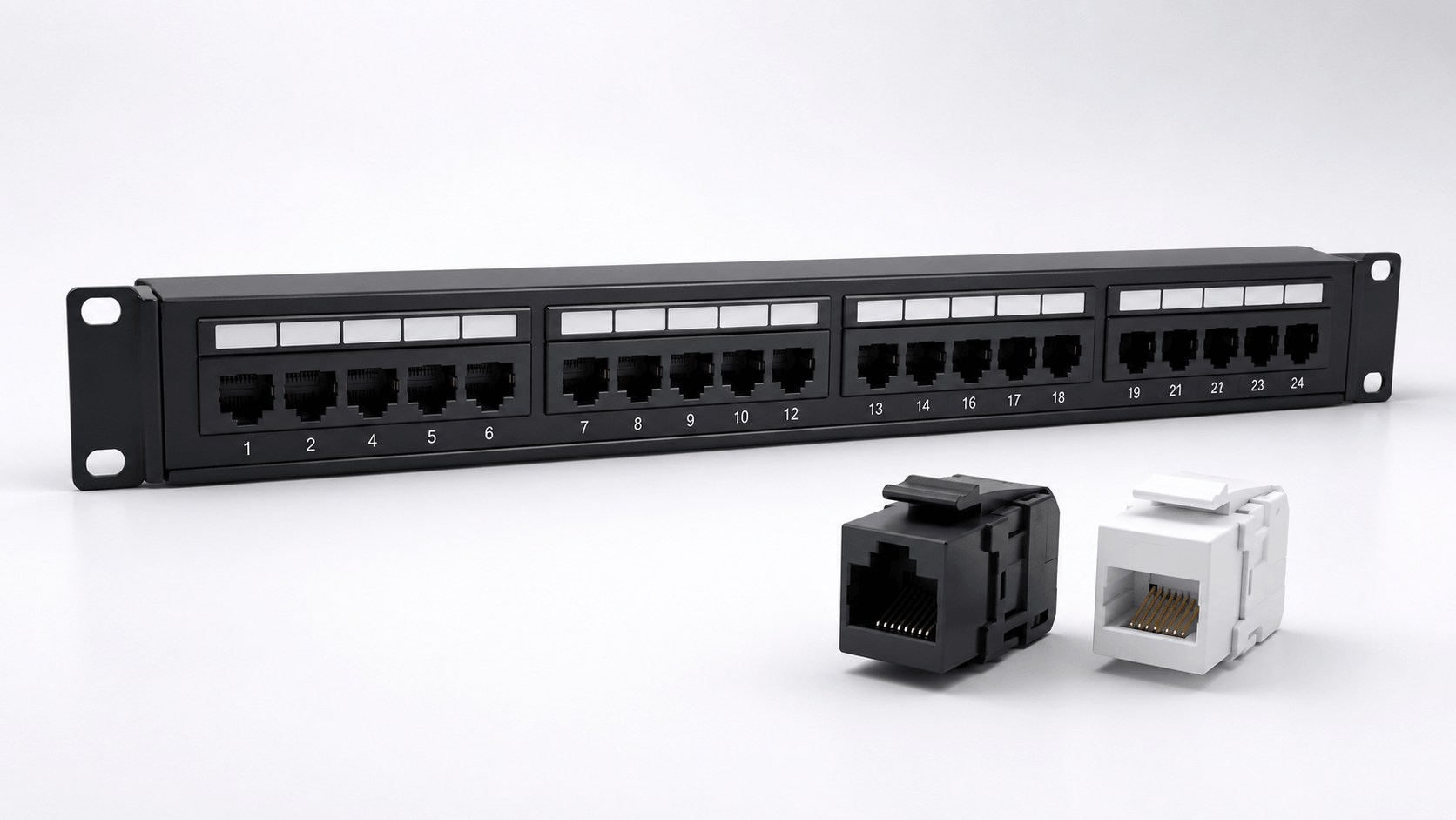 پچ پانل و Keystone Jack